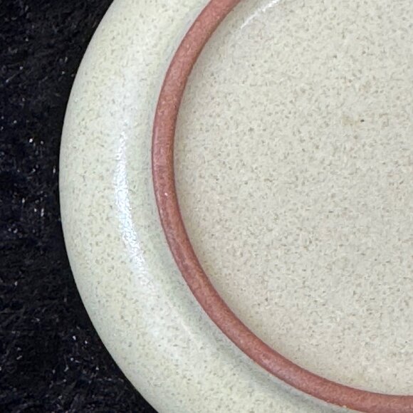 Mid Century Ceramic Plate With Intricate Circular Pattern Design 4 3/4" Round - Picture 7 of 8